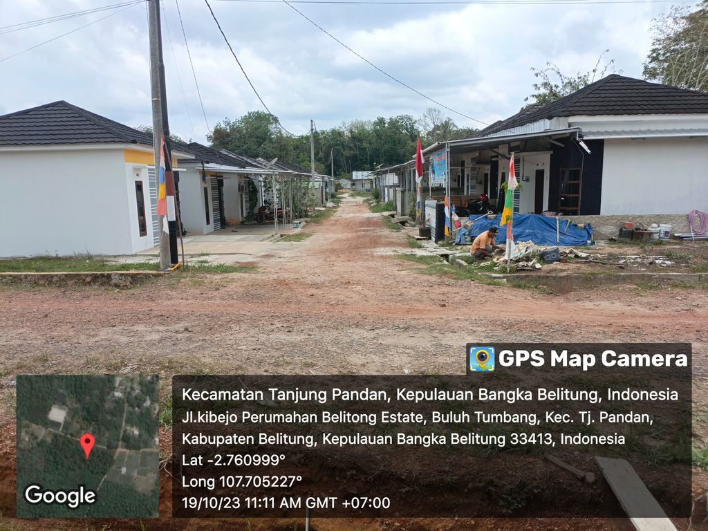 foto posisi tengah perumahan BELITONG ESTATE TIPE 50