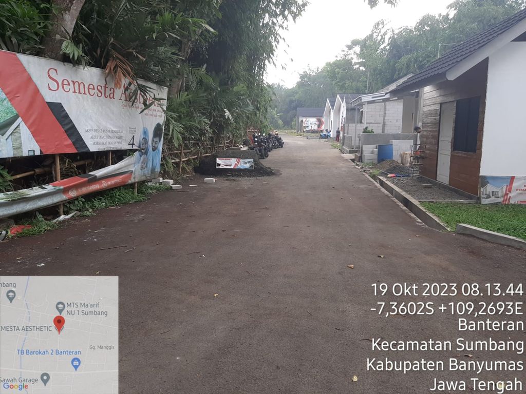 foto posisi tengah perumahan SEMESTA ESTETIK BANTERAN SUMBANG