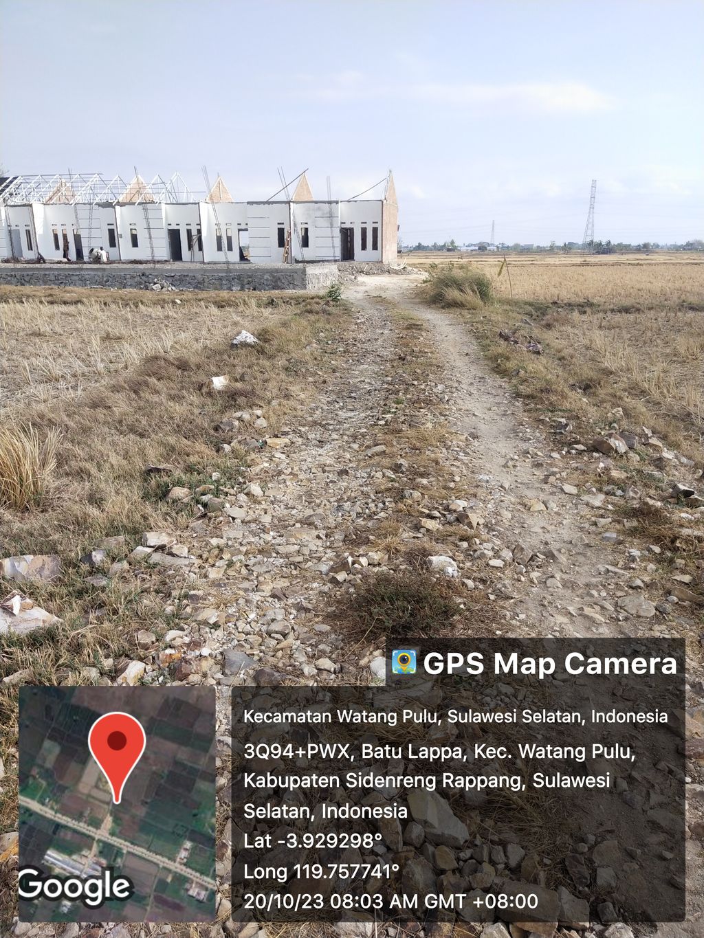 foto posisi tengah perumahan PUTRI JINGGA RESIDENCE