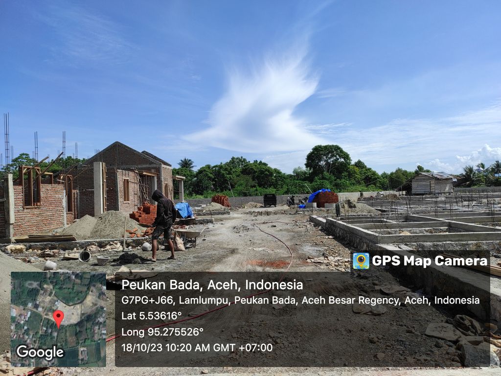 foto gerbang perumahan GRIYA ARWANA LAMLUMPU