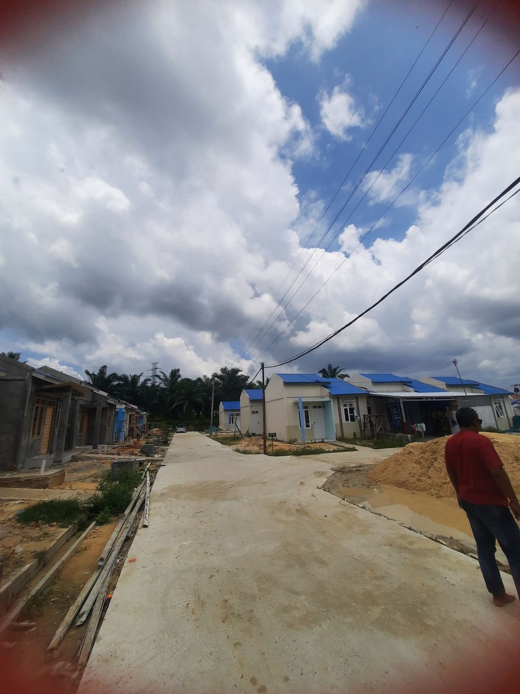 foto posisi tengah perumahan Mutiara Kencana 1