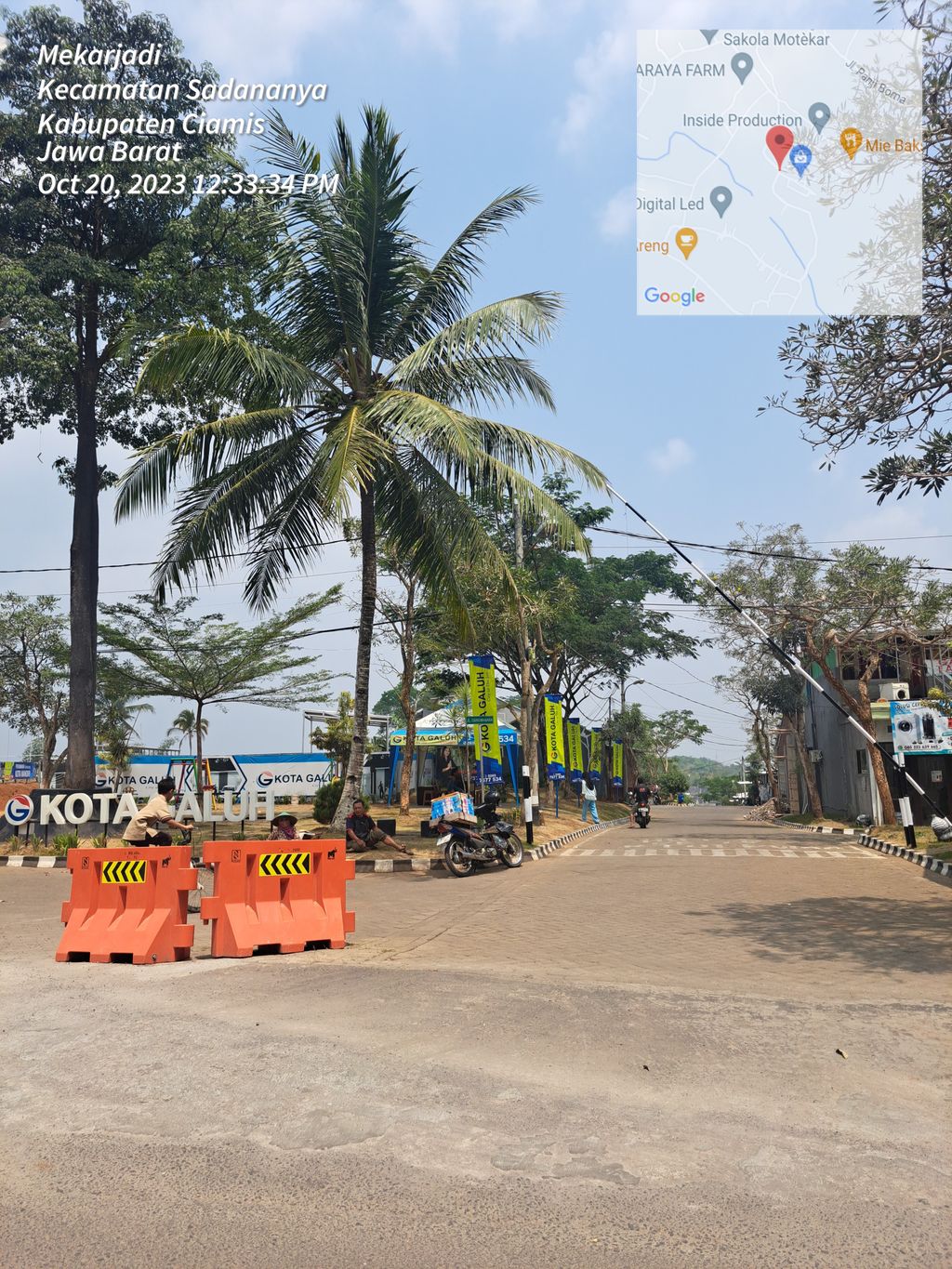 foto gerbang perumahan KOTA GALUH PENGEMBANGAN TAHAP 8
