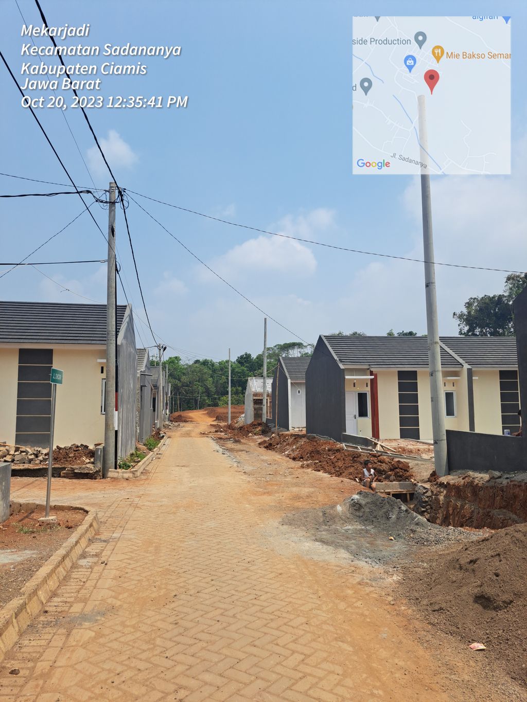 foto posisi tengah perumahan KOTA GALUH PENGEMBANGAN TAHAP 8