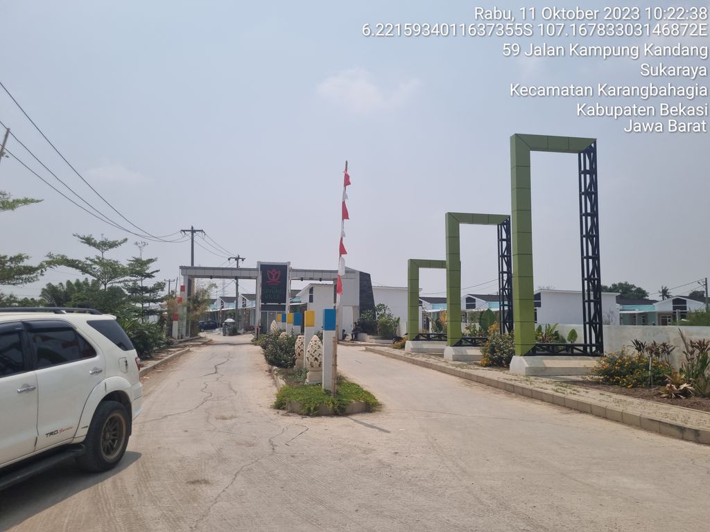 foto gerbang perumahan THE SPRING VILLE 2