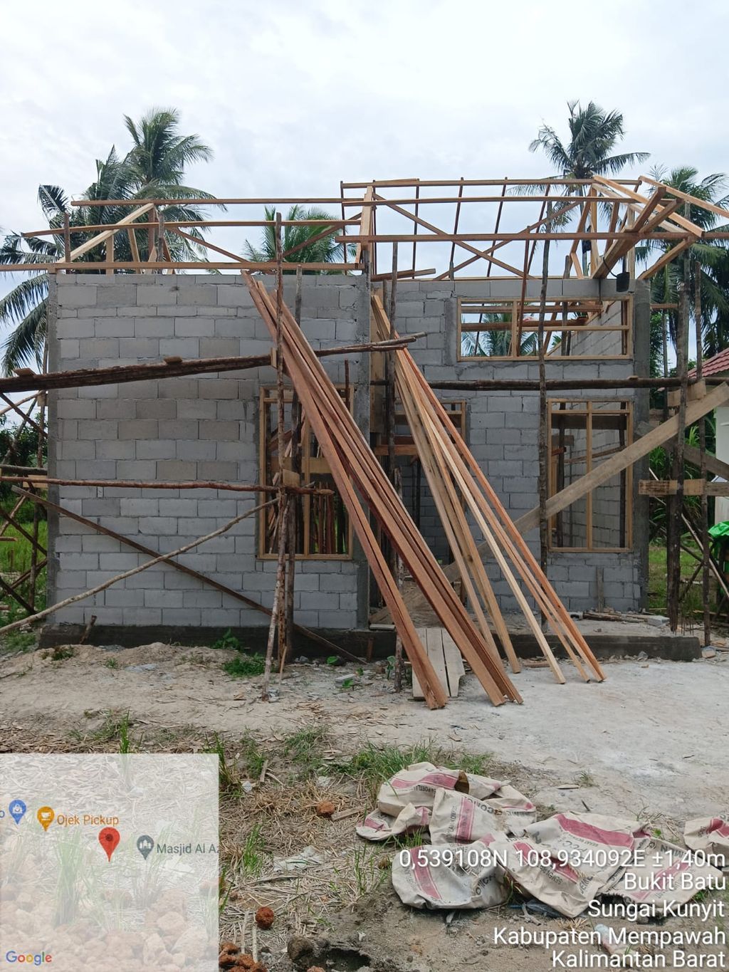 foto denah rumah tipe SUBSIDI perumahan ARECA RESIDENCE 5