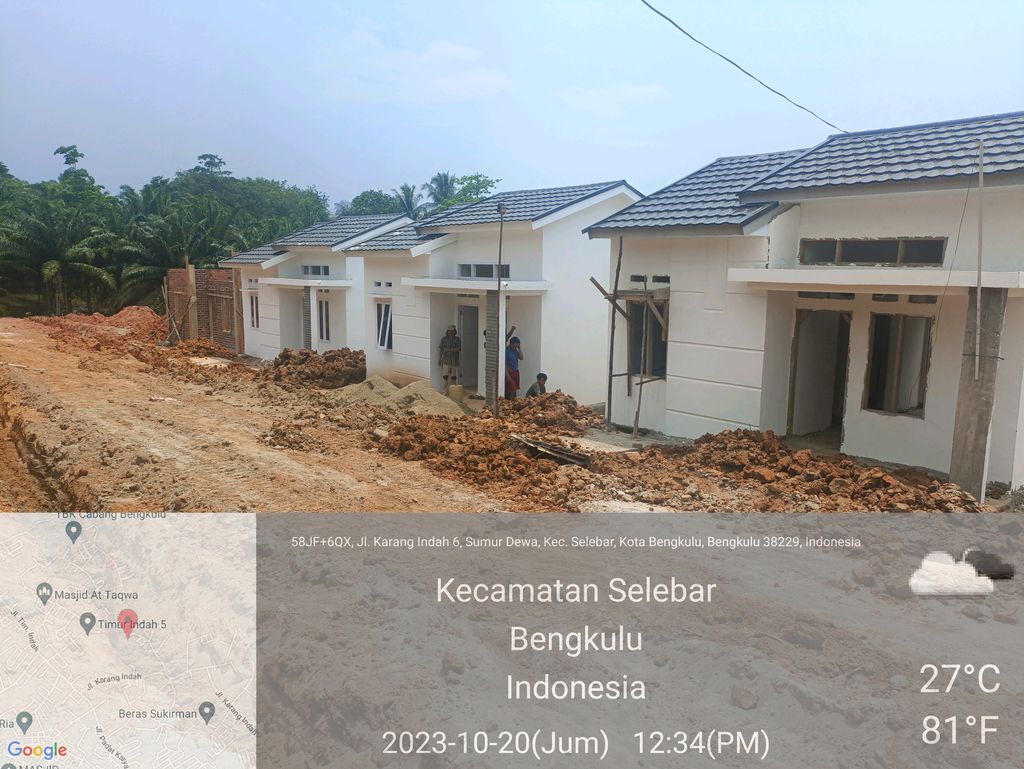 foto posisi tengah perumahan HUMAIRAH RESIDENCE 2