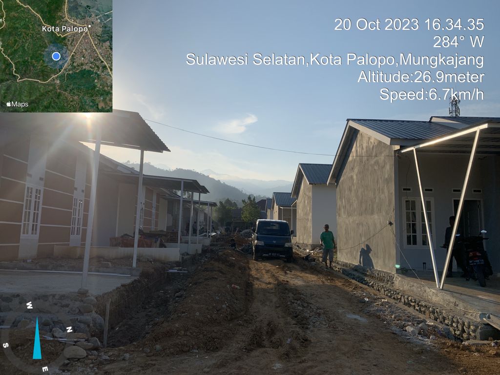 foto posisi tengah perumahan Anindya Residence 3