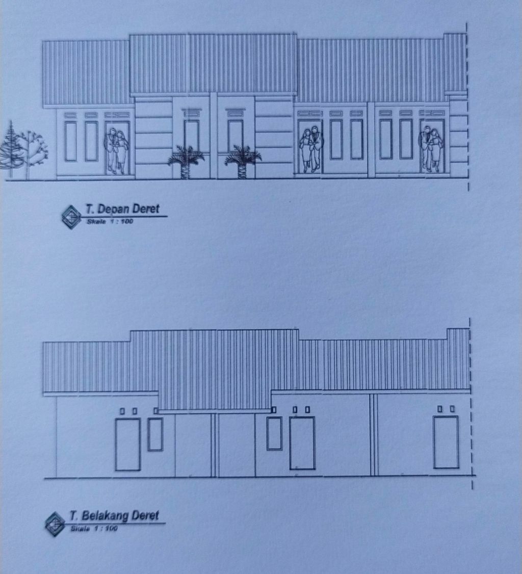 foto tampak rumah tipe 36/78 perumahan PUTRI JINGGA RESIDENCE