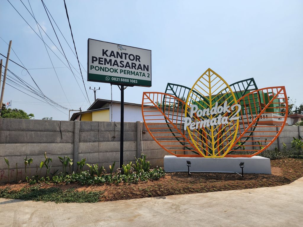 foto gerbang perumahan Pondok Permata 2 Bekasi