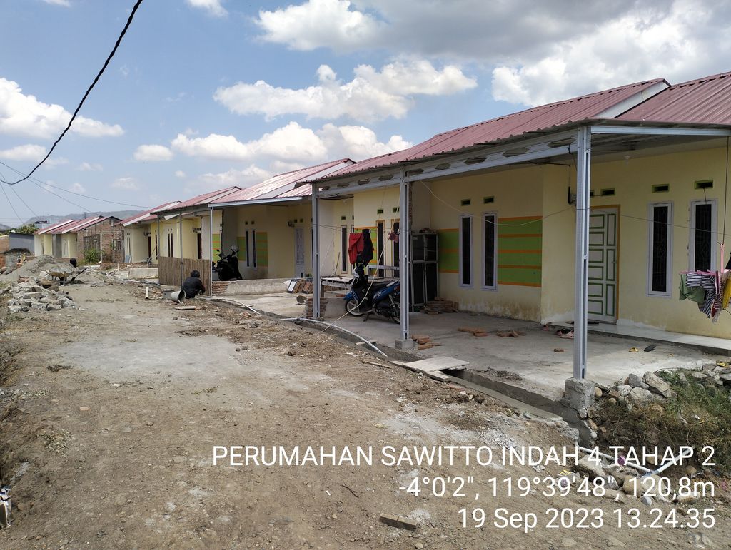 foto posisi tengah perumahan SAWITTO INDAH 4 TAHAP 2