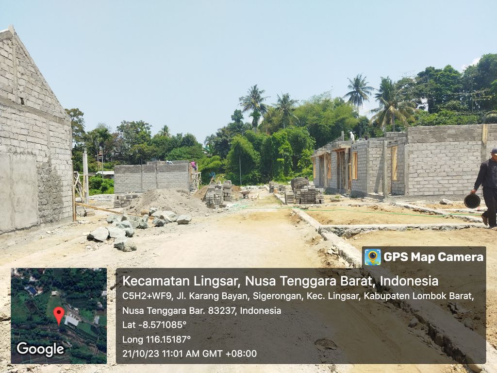 foto posisi tengah perumahan MAHKOTA RIVERSIDE