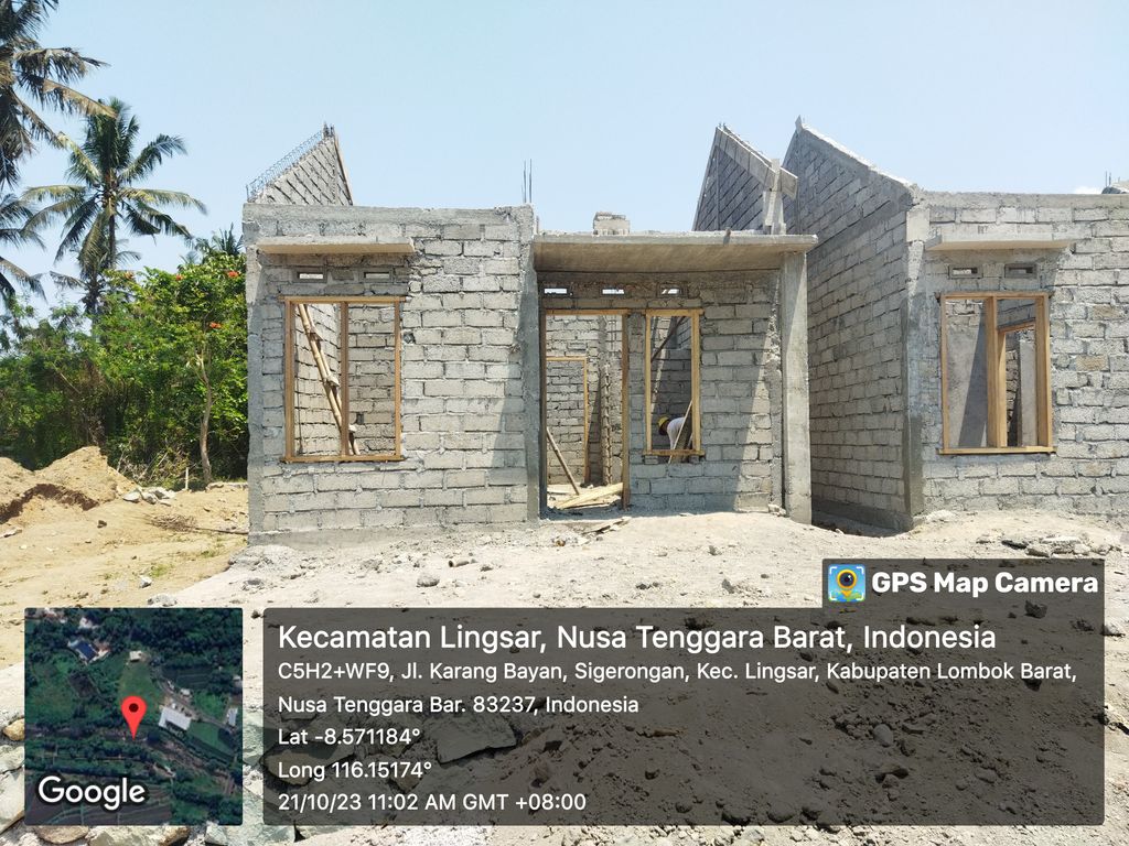 foto contoh rumah perumahan MAHKOTA RIVERSIDE