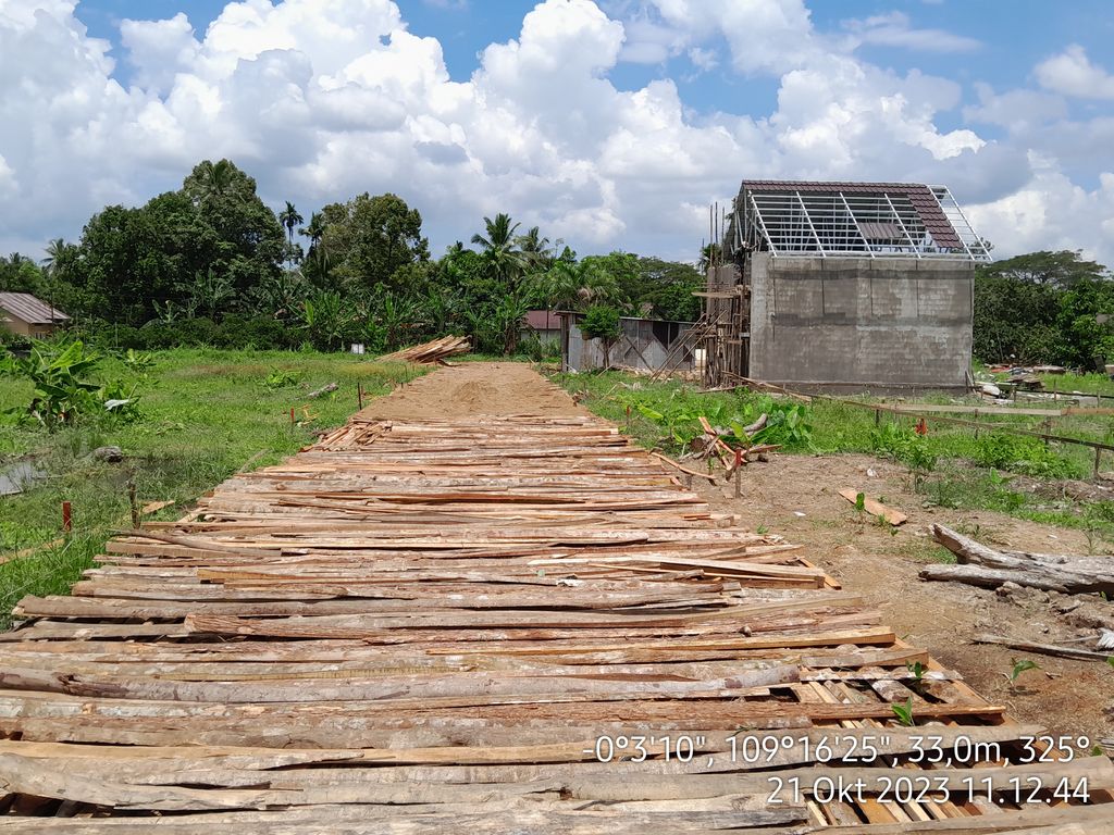 foto posisi tengah perumahan Cendana Tirta