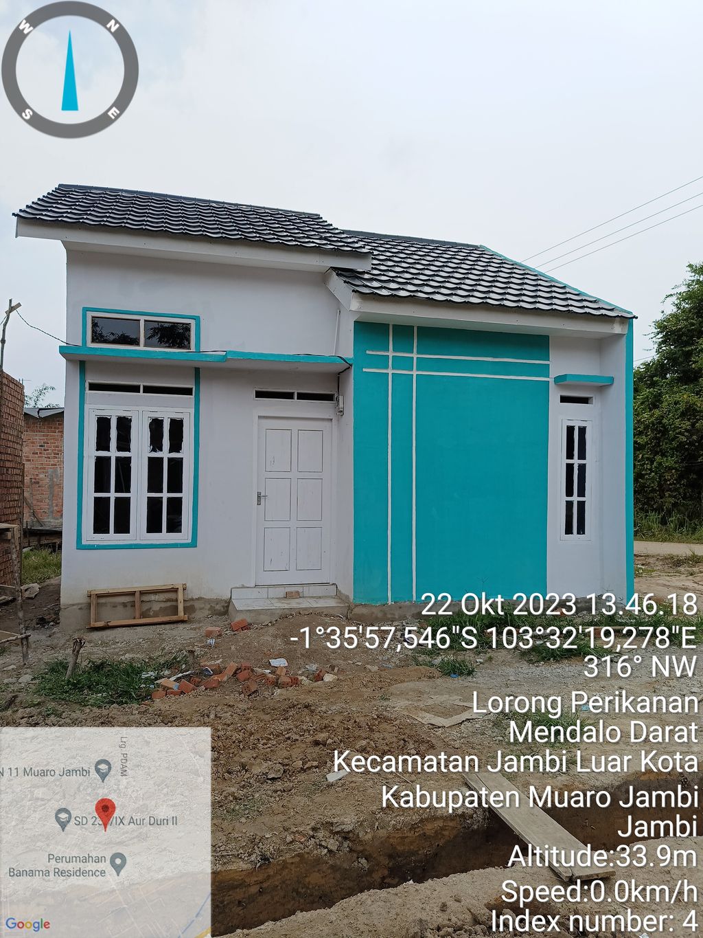 foto contoh rumah perumahan PESONA BAHARI