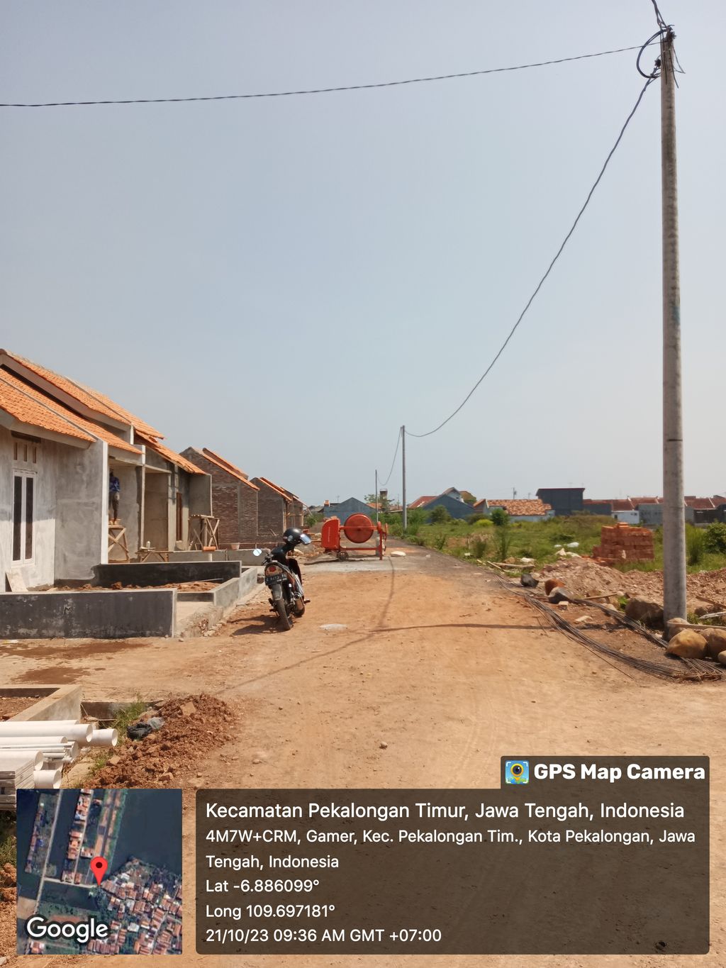 foto posisi tengah perumahan Prima Garden