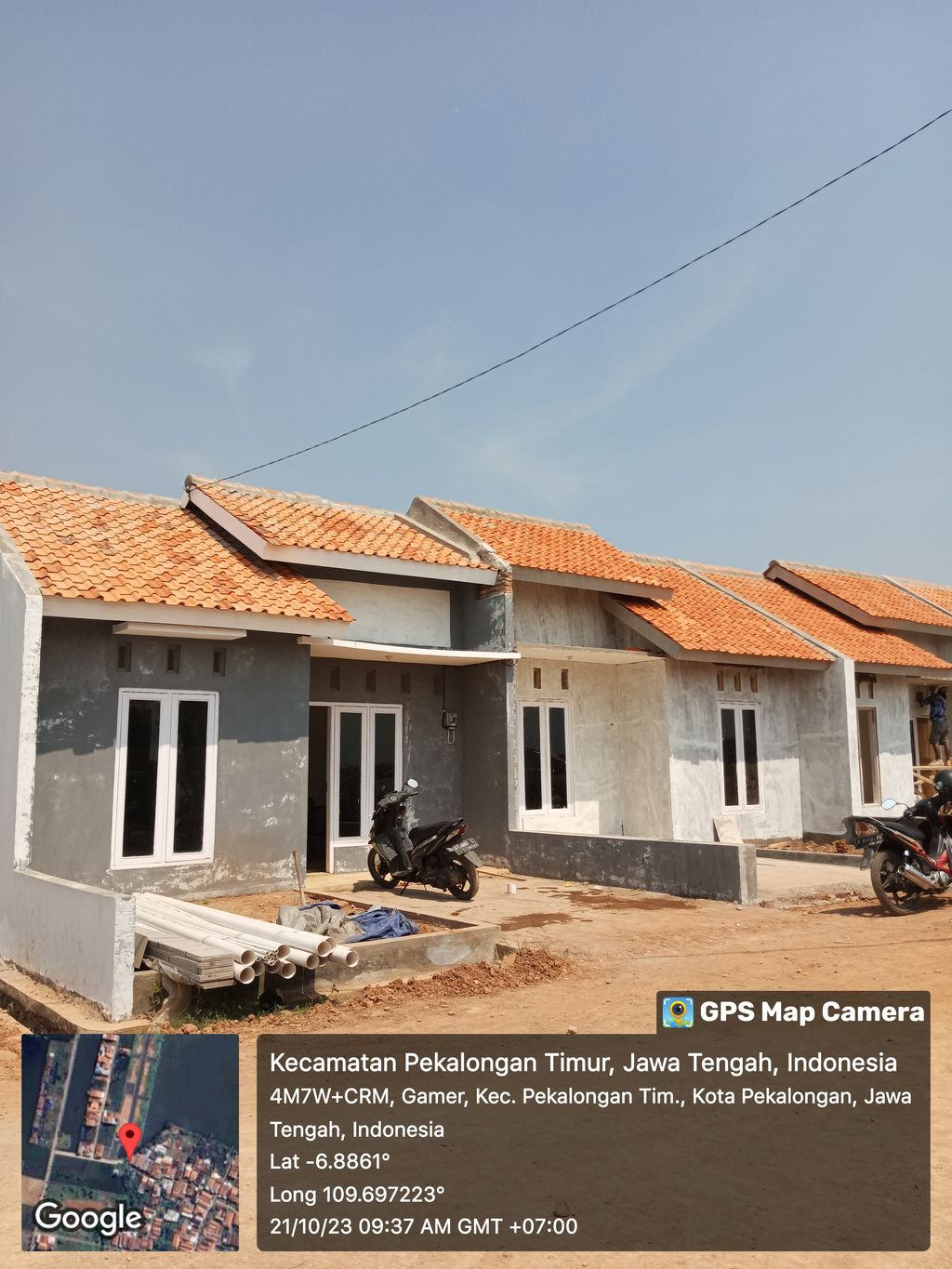foto contoh rumah perumahan Prima Garden