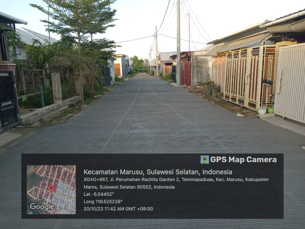 foto posisi tengah perumahan RACHITA GARDEN 2 TAHAP 5
