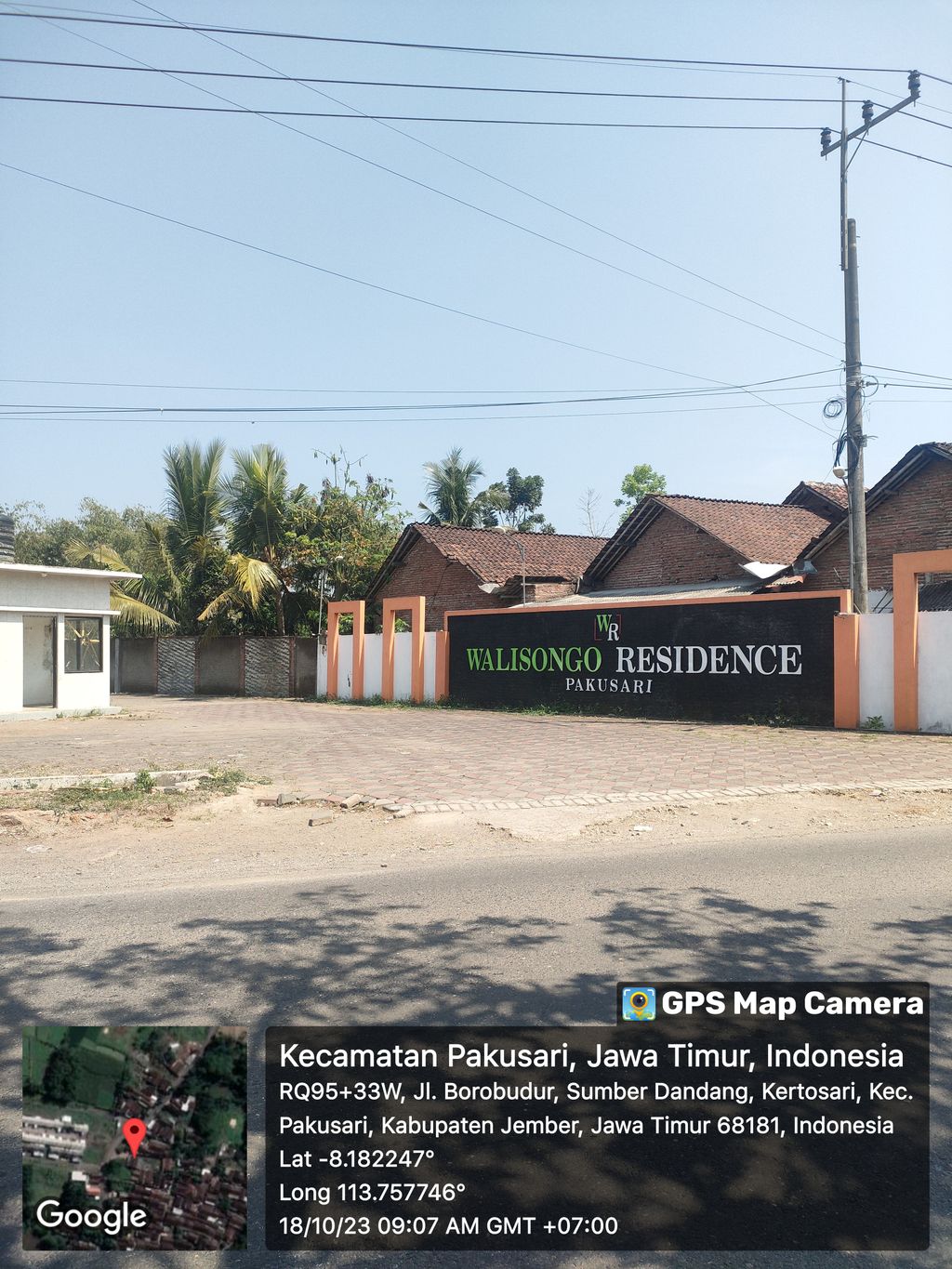 foto gerbang perumahan WALISONGO RESIDENCE PAKUSARI