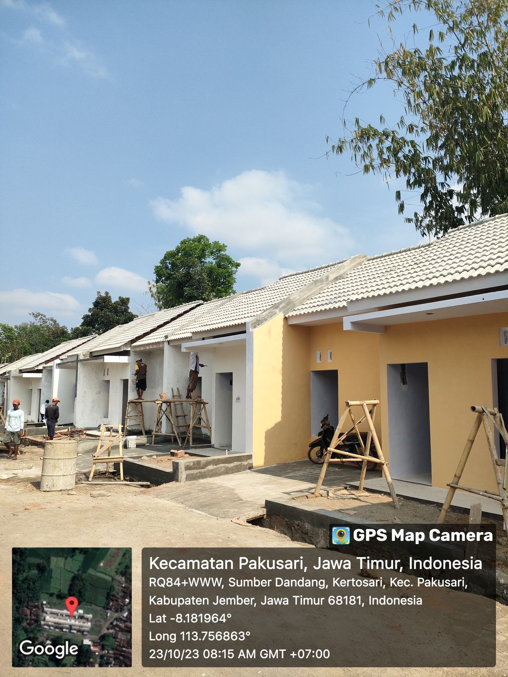 foto posisi tengah perumahan WALISONGO RESIDENCE PAKUSARI
