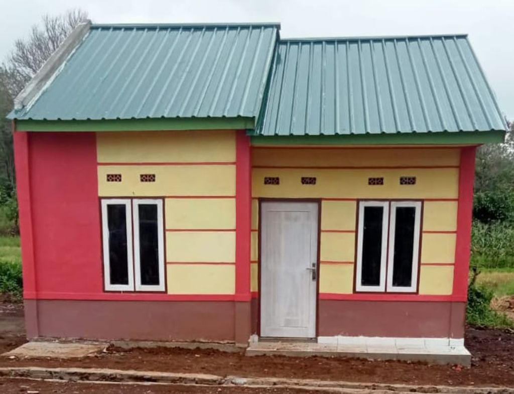 foto tampak rumah tipe 36 perumahan Griya Curup Embun 1 Tahap II