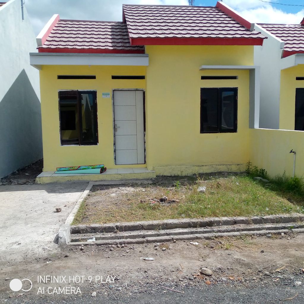 foto tampak rumah tipe 30/80 perumahan RENSING RESIDENCE II