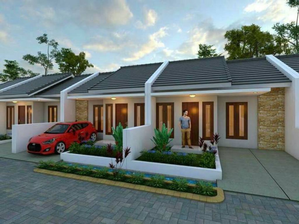 foto tampak rumah tipe 30 perumahan WALISONGO RESIDENCE PAKUSARI