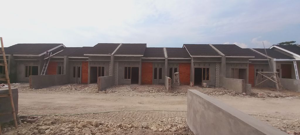 foto posisi tengah perumahan THE AFZAR VILLAGE