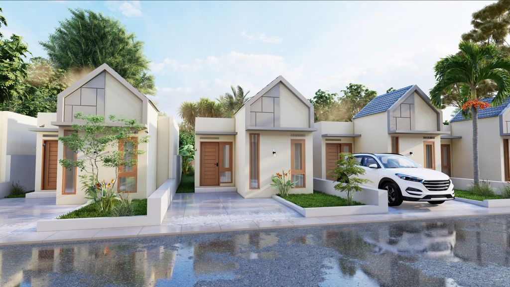 foto tampak rumah tipe 27 perumahan BINTANG PRATAMA RESIDENCE TAHAP 2