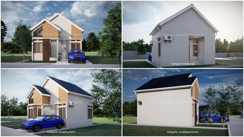 foto tampak rumah tipe 36 perumahan SAHABAT PROPERTI 3