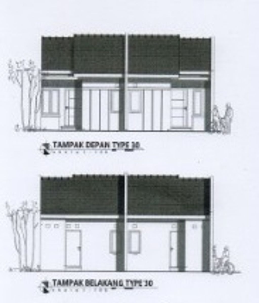 foto tampak rumah tipe 30/60 perumahan DALEM KORIPAN BARU