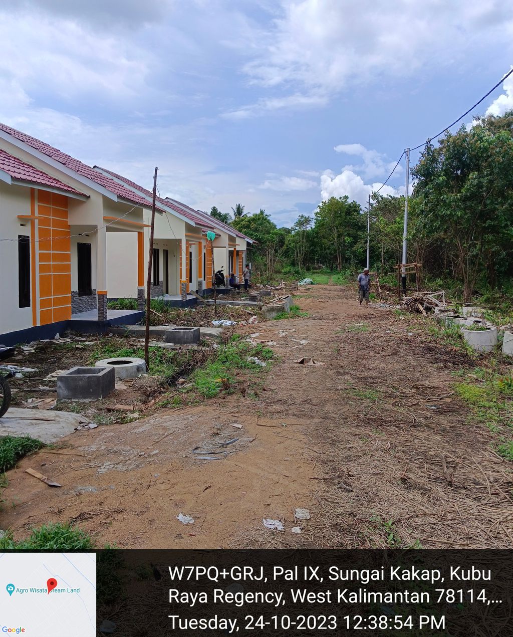 foto posisi tengah perumahan Zamrud Swadaya Residence 2