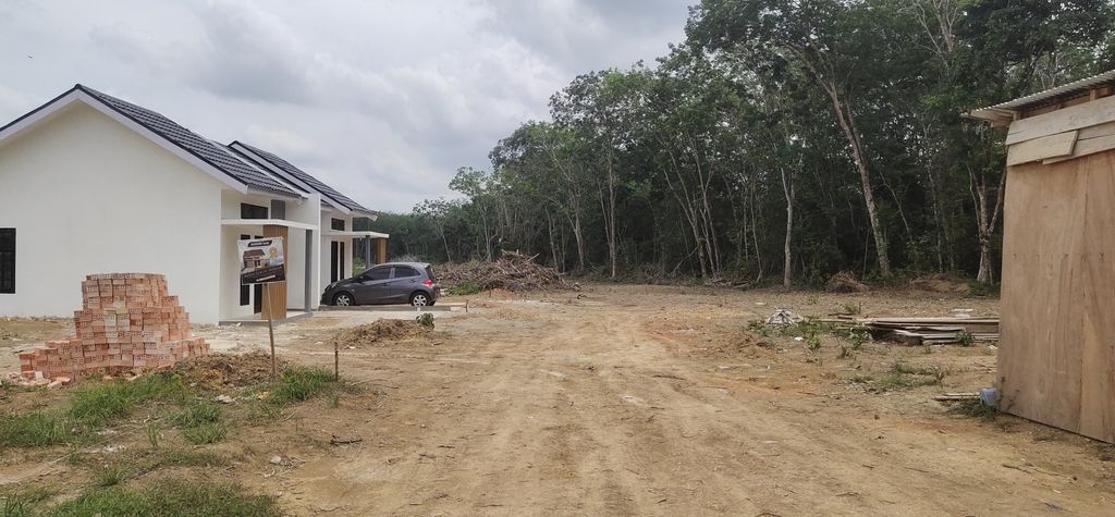 foto posisi tengah perumahan Quensha Residence