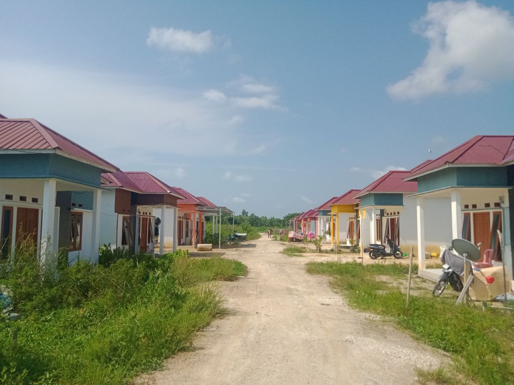 foto posisi tengah perumahan NAJWA MANDIRI RESIDENCE