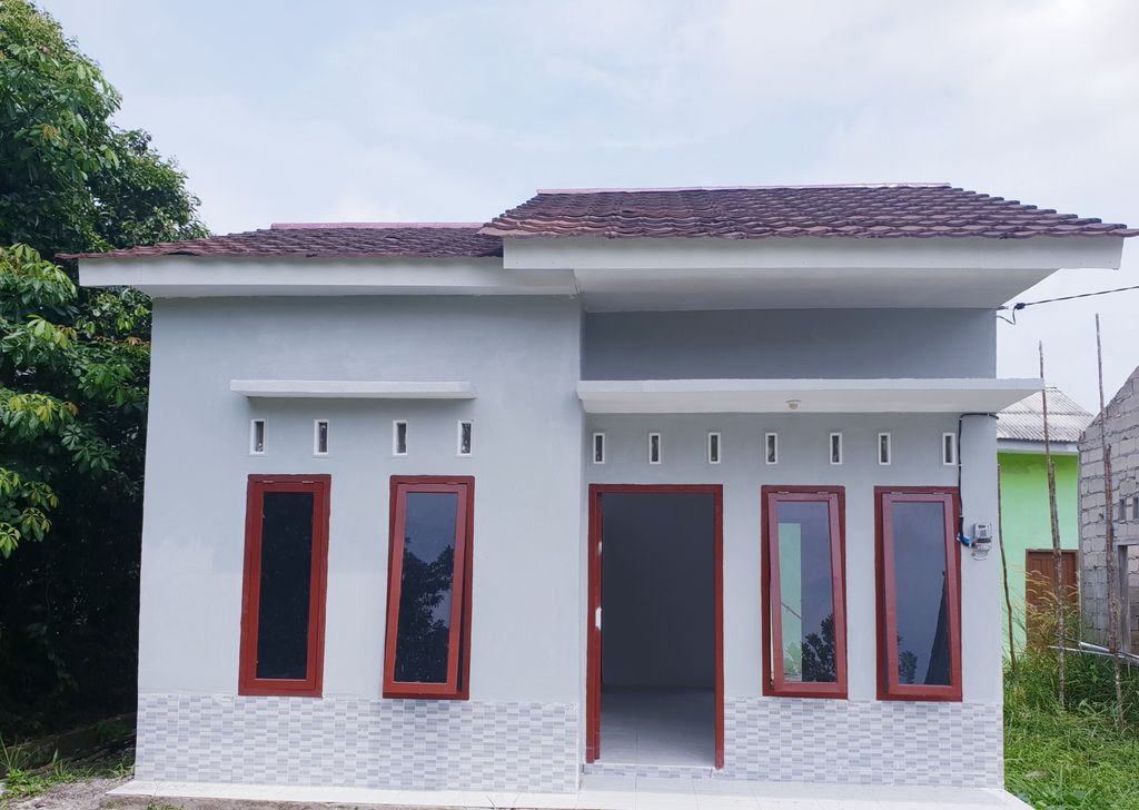 foto tampak rumah tipe 36/97 perumahan PERUMAHAN SATAM GREEN GARDEN