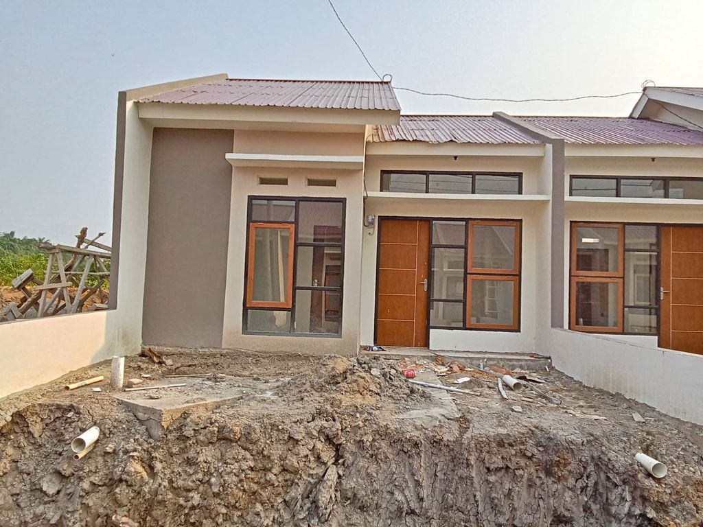 foto tampak rumah tipe 36C perumahan Grha Mandiri 4