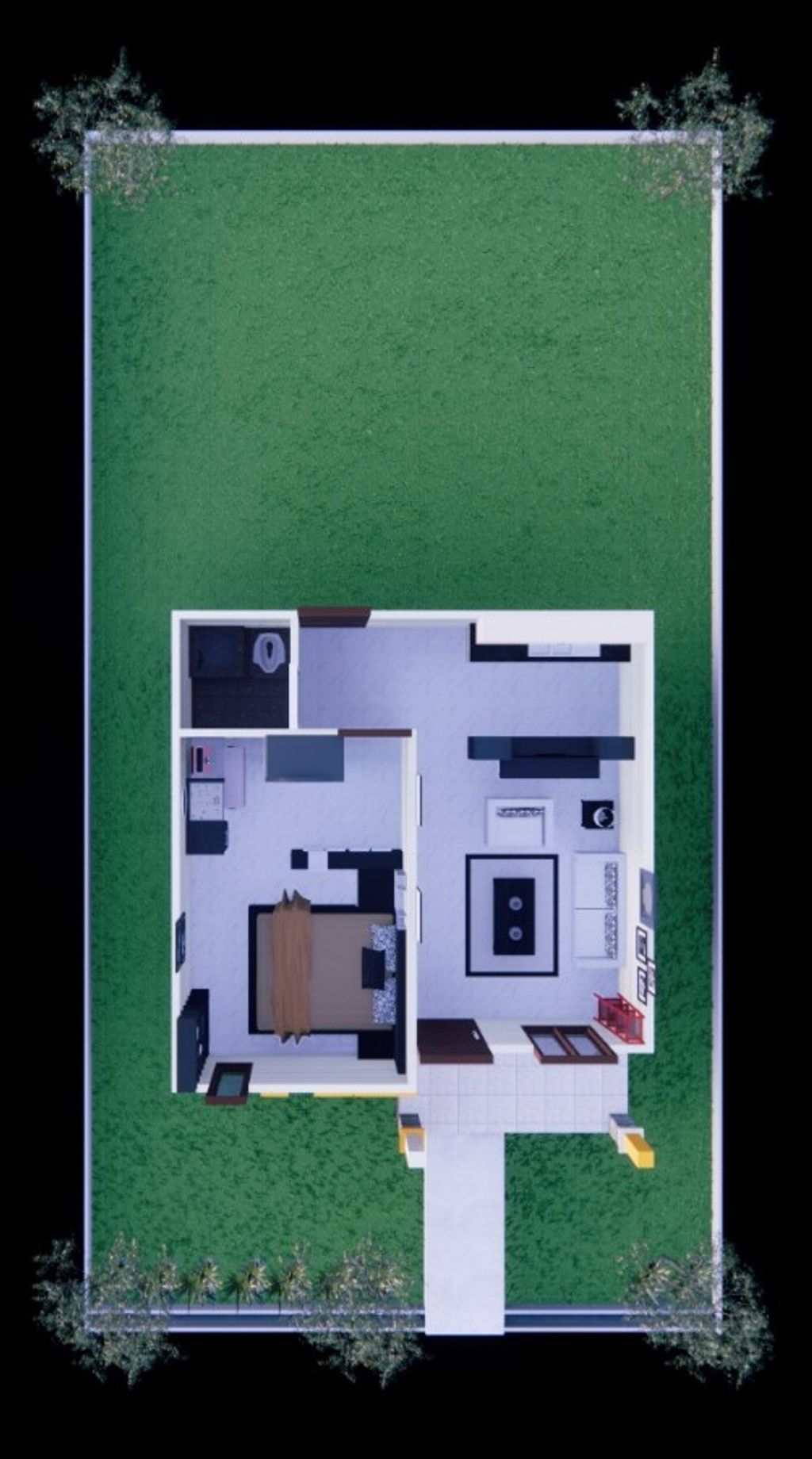 foto denah rumah tipe 36 perumahan Zamrud Swadaya Residence 2