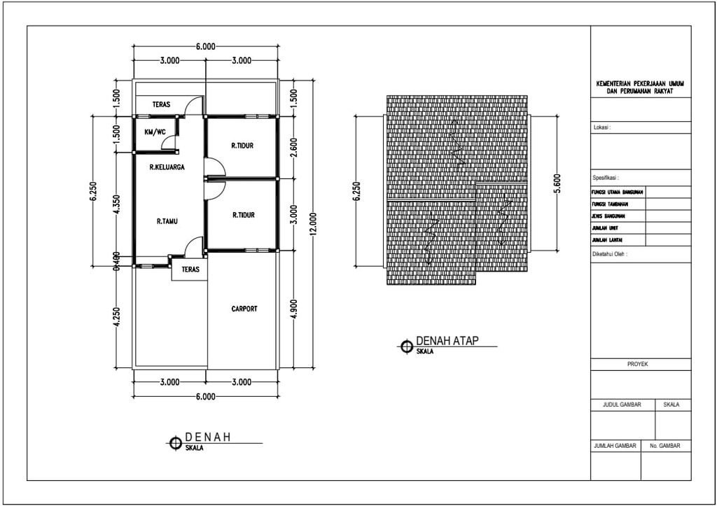 foto denah rumah tipe 36 perumahan PERUMAHAN BIMER REGENCY IV TAHAP 2