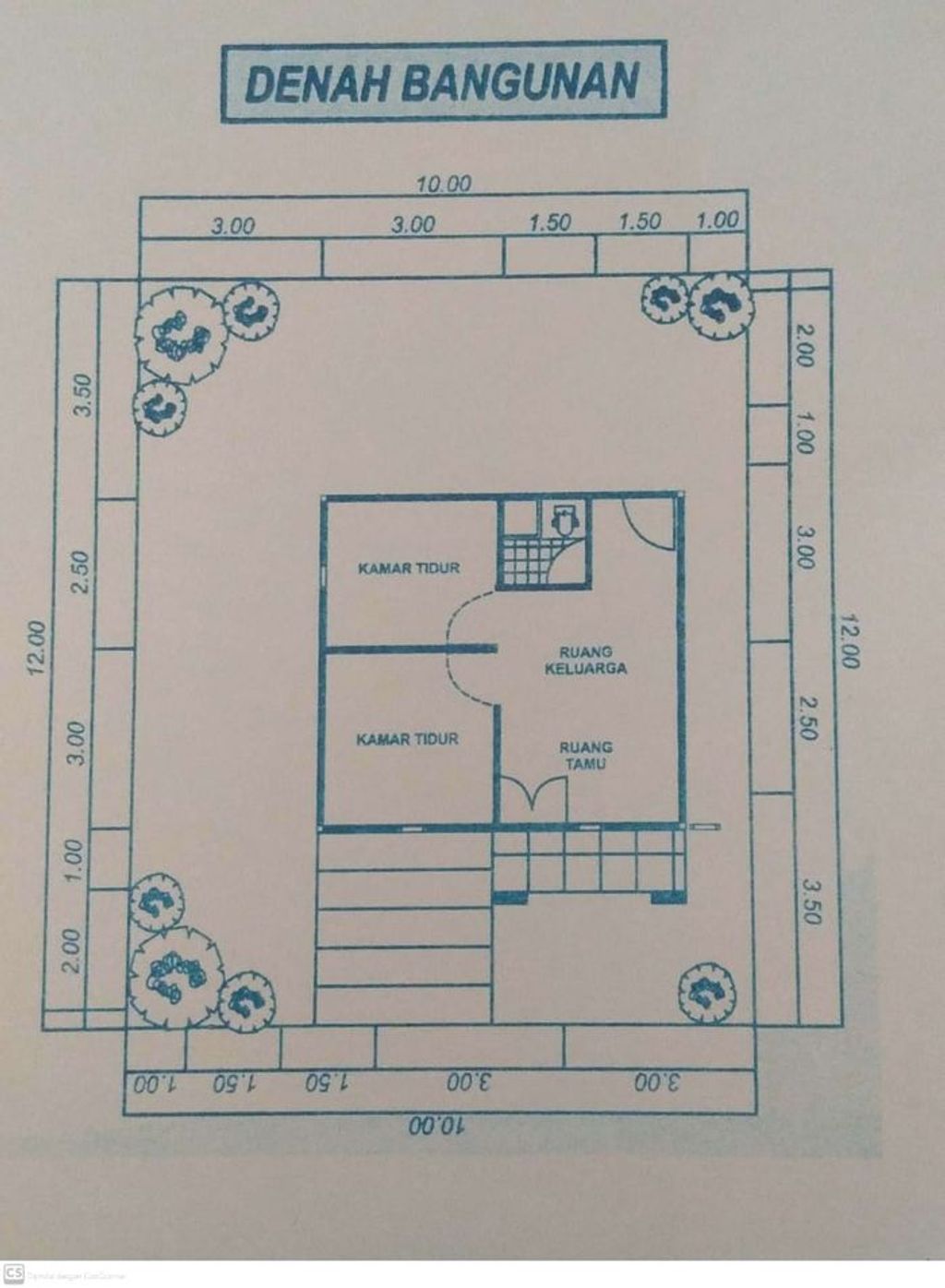foto denah rumah tipe New Subsidi perumahan taman ganesha residence
