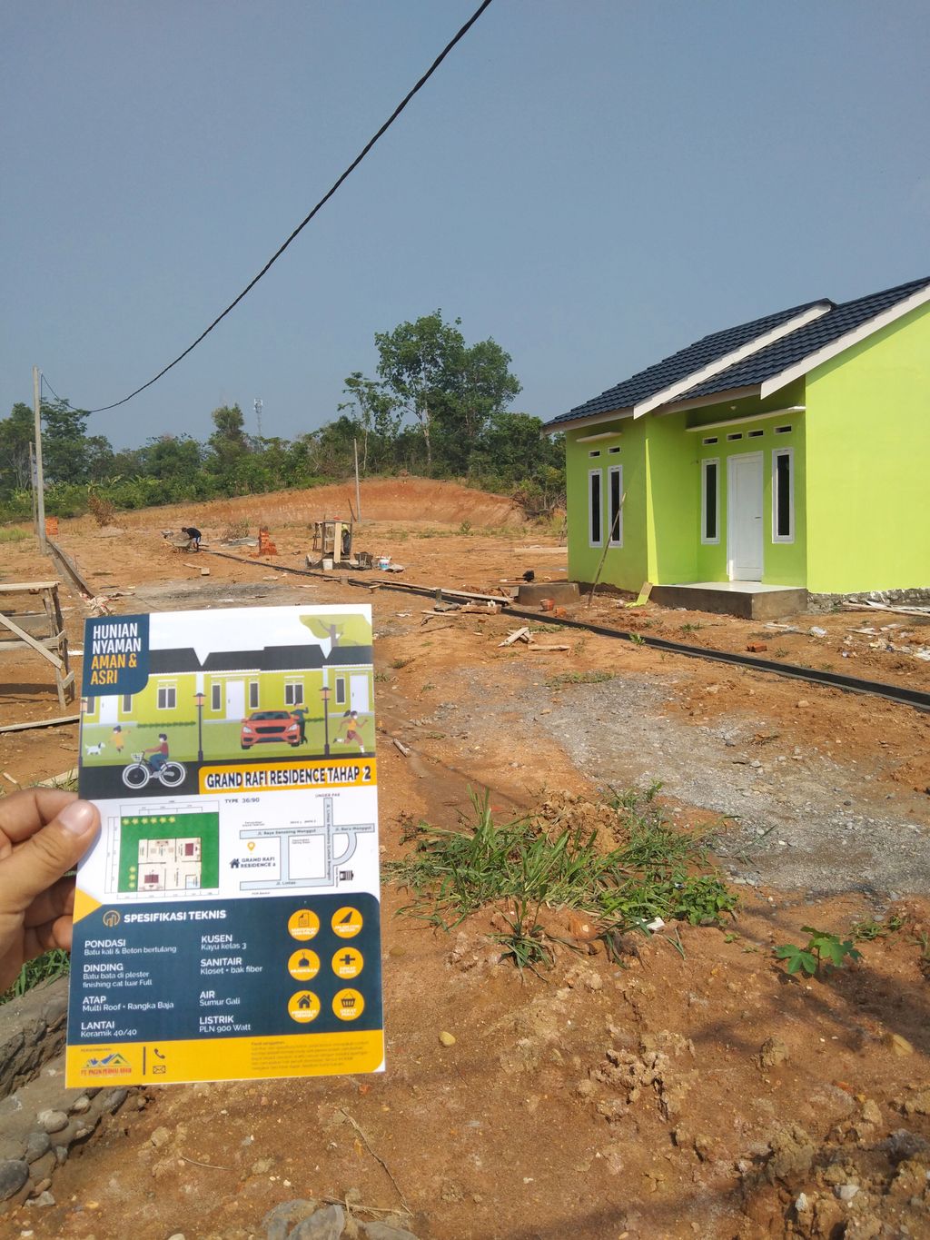 foto gerbang perumahan GRAND RAFI RESIDENCE II