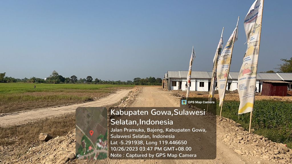 foto gerbang perumahan RACHITA LAND