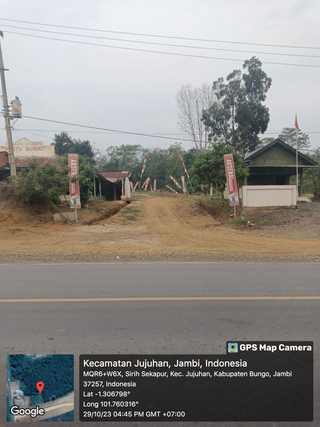 foto gerbang perumahan ARSENAL RESIDENCE
