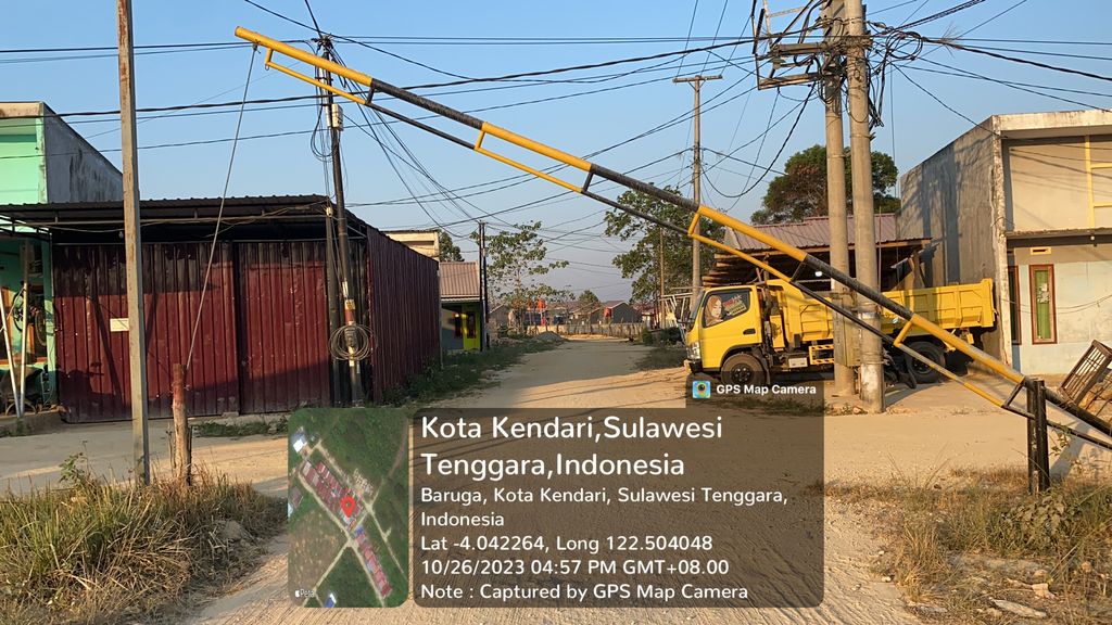 foto gerbang perumahan New Mandala Regency