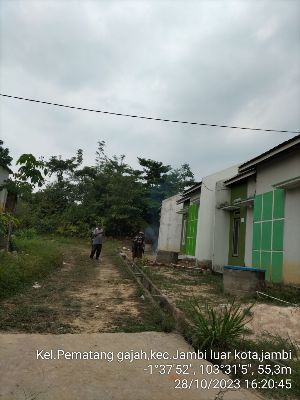 foto posisi tengah perumahan GREEN PARADISE