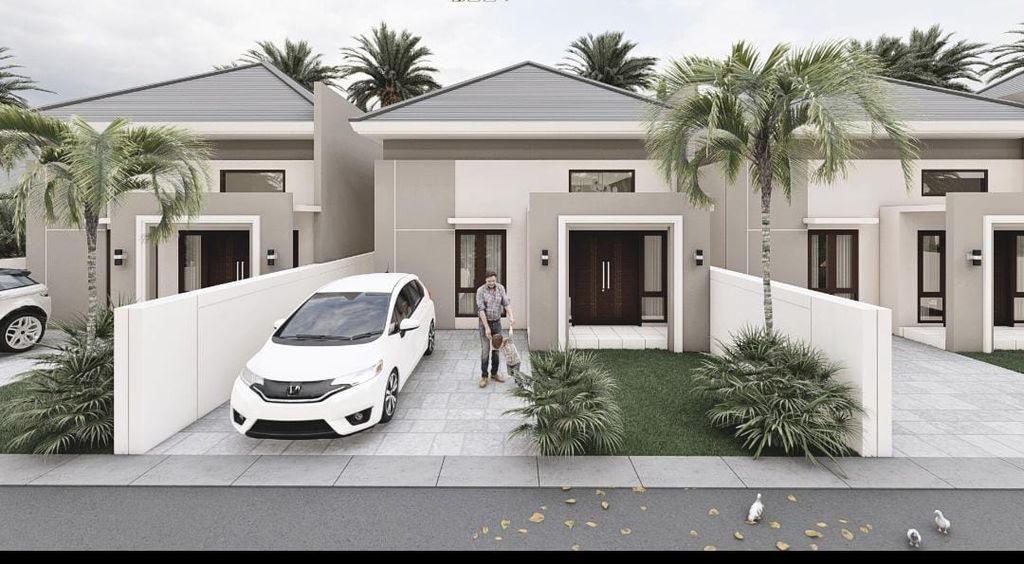foto tampak rumah tipe 50 perumahan BELITONG ESTATE TIPE 50