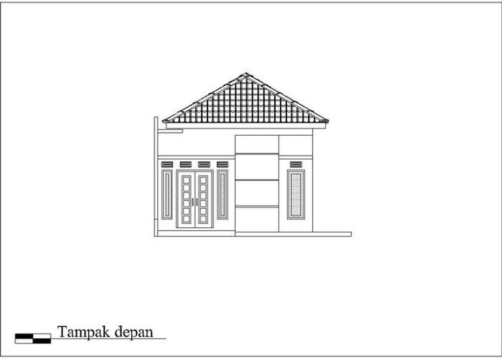 foto tampak rumah tipe 36 perumahan Cahaya Ros 3