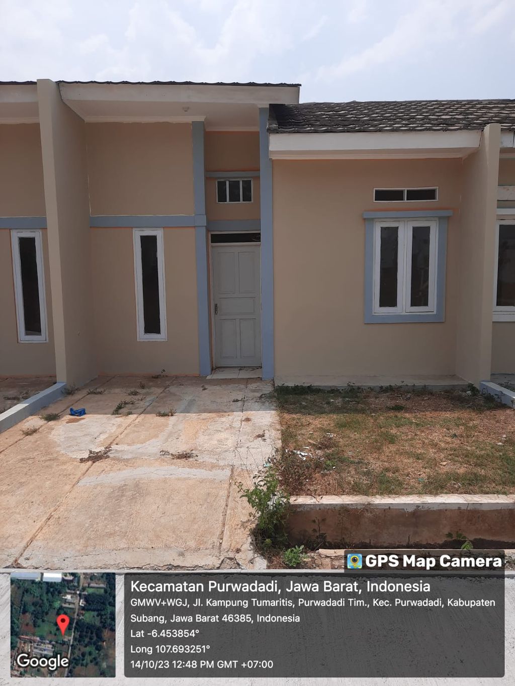 foto tampak rumah tipe Subsidi perumahan KAHURIPAN RESIDENCE