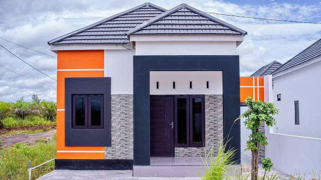 foto tampak rumah tipe 36 SUBSIDI 2023 perumahan CITRA MANDIRI RESIDENCE KECIPIR