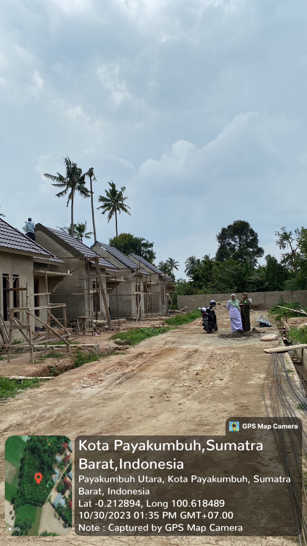 foto posisi tengah perumahan NAPAR INDAH