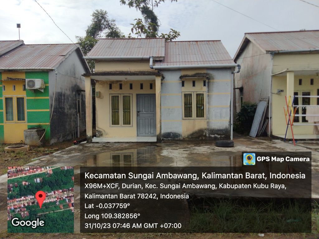 foto posisi tengah perumahan DARUSSALAM SEJAHTERA