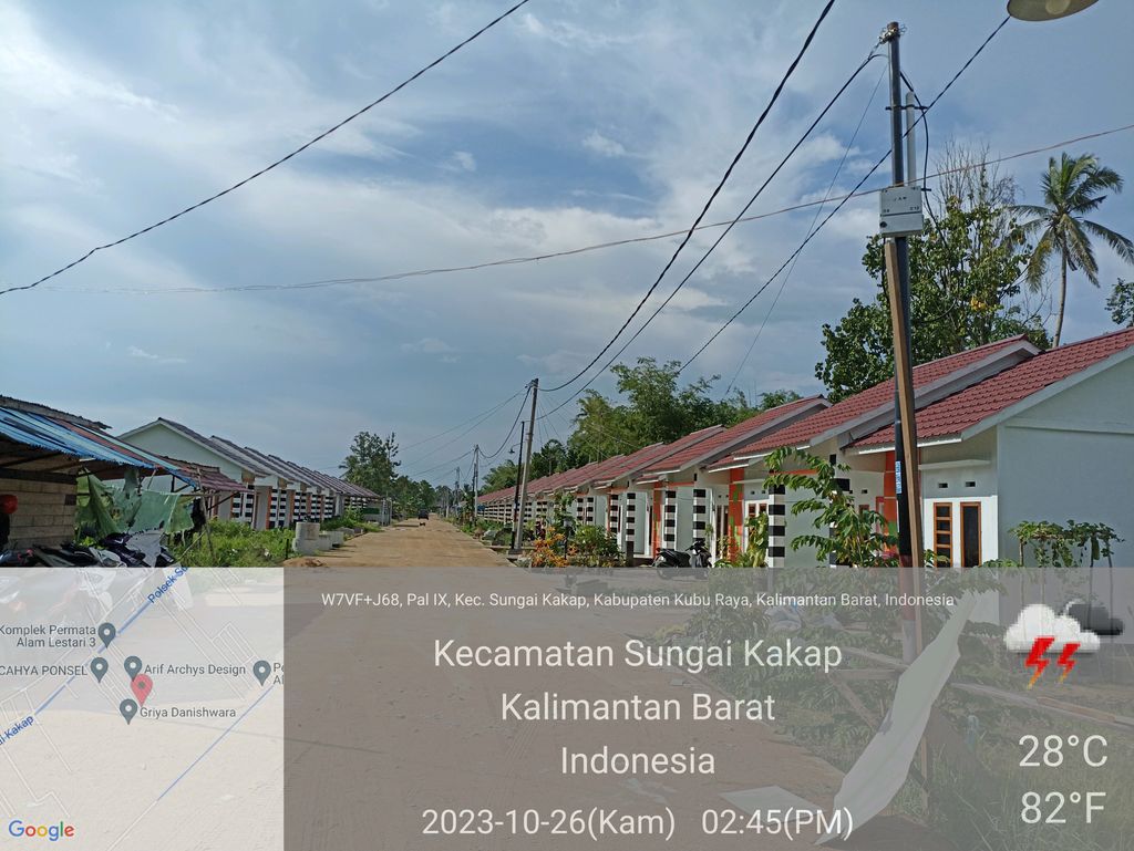 foto posisi tengah perumahan Villah Anugrah Permai 10 Lanjutan